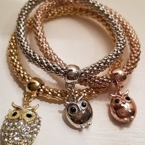 🎁Owl Bracelt, Set of 3
